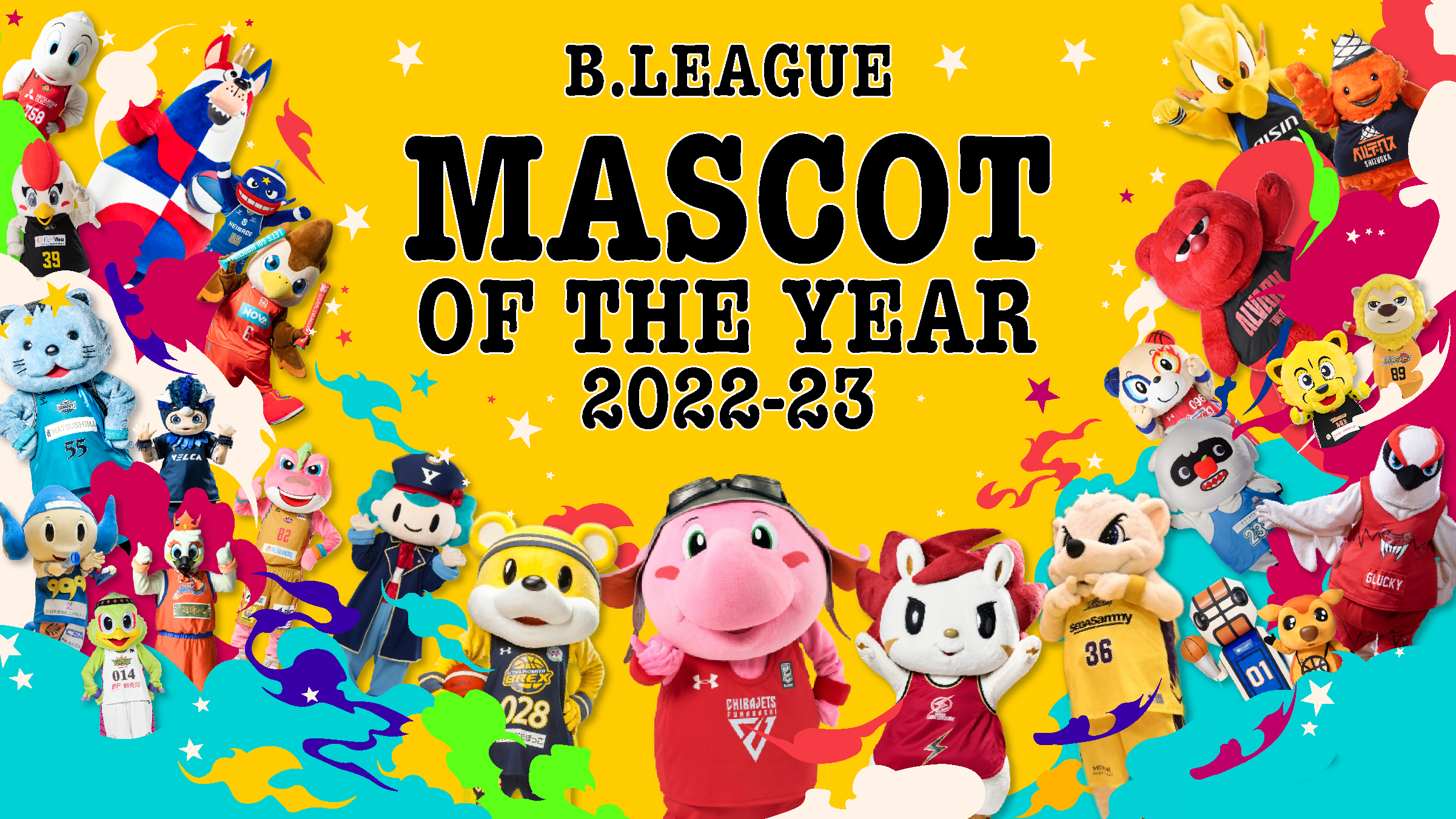 B.LEAGUE MASCOT OF THE YEAR 2022-23」中間結果 | B.LEAGUE（Bリーグ