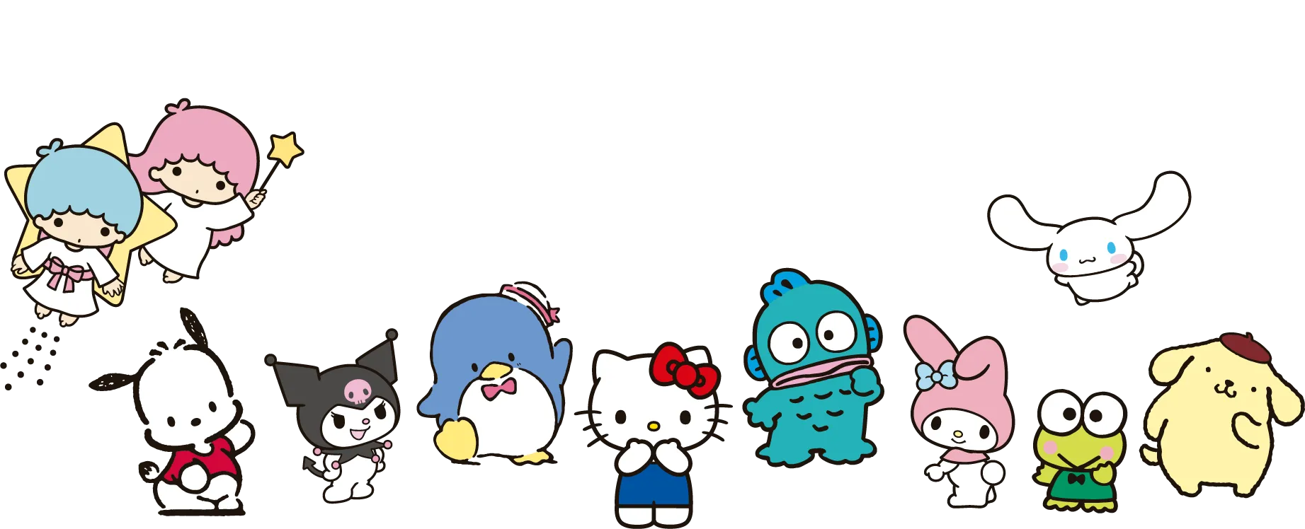 サンリオキャラクターズがBリーグマスコットを応援！